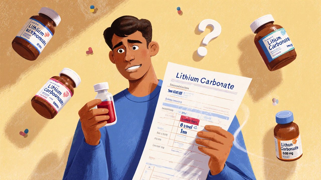 Lithium Carbonate Generics: Serum Level Considerations for Safe and Effective Treatment