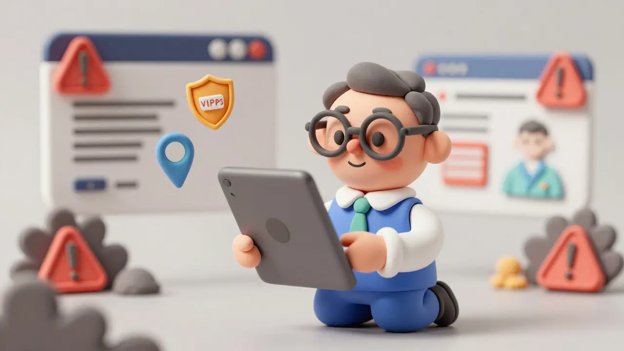 Clay character checking for safe online pharmacy trust badges